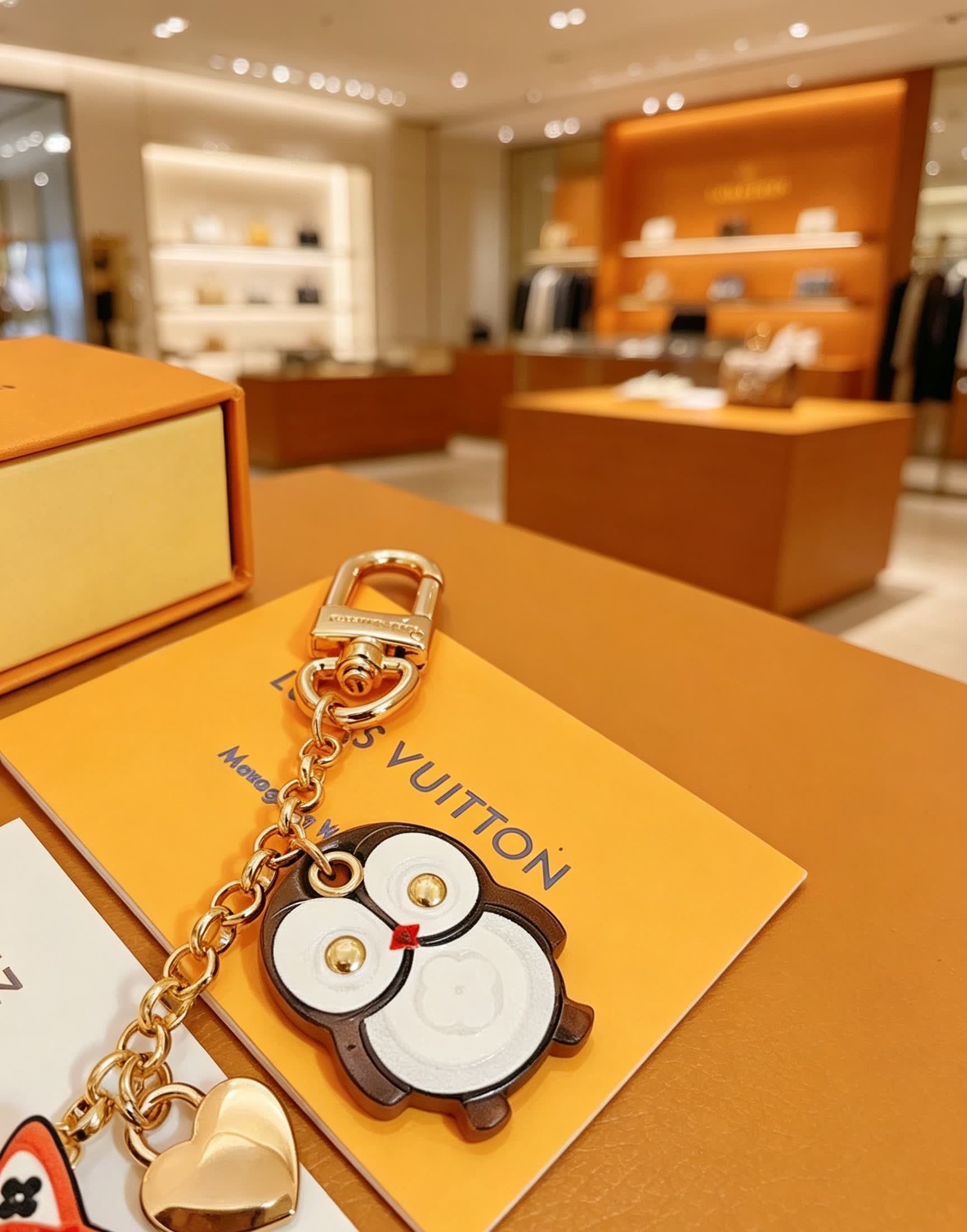 Louis Vuitton Animal Charm Keychain